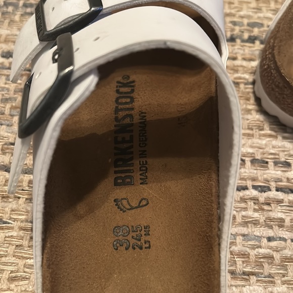SOLD White Arizona Birkenstock Sandals - Picture 5 of 7